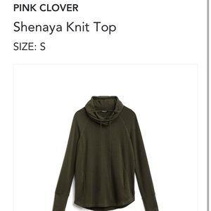 Stitch Fix Pink clover shenaya knit top olive